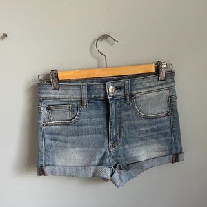American Eagle Size 2 Blue Jean Shorts